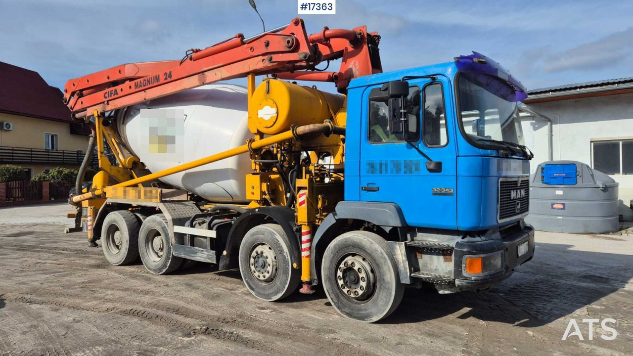 CIFA 24 concrete pump on MAN 32.343 chassis (1999) - Concrete pump truck: picture 1 CIFA 24 concrete pump on MAN 32.343 chassis (1999) - Concrete pump truck: picture 1