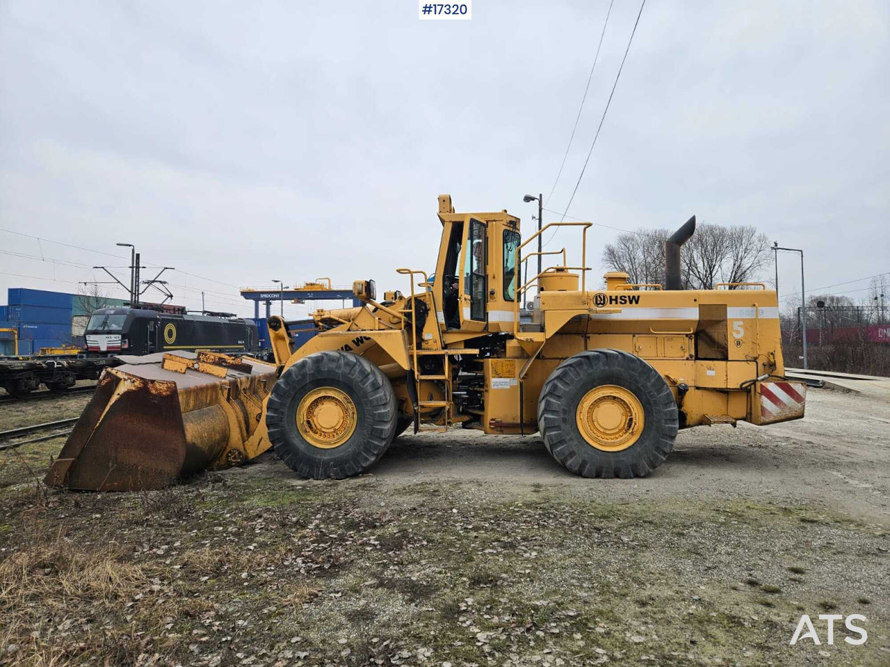 Ładowarka kołowa HSW 555B (2003) - Wheel loader: picture 4 Ładowarka kołowa HSW 555B (2003) - Wheel loader: picture 4