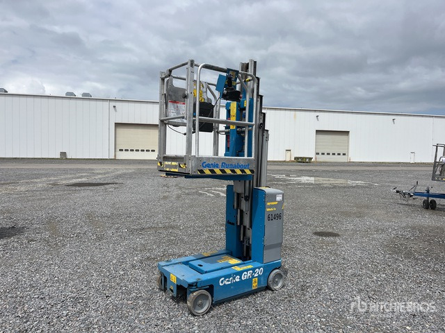 2008 Genie GR-20 Vertical Mast Lift - Vertical mast lift: picture 2 2008 Genie GR-20 Vertical Mast Lift - Vertical mast lift: picture 2