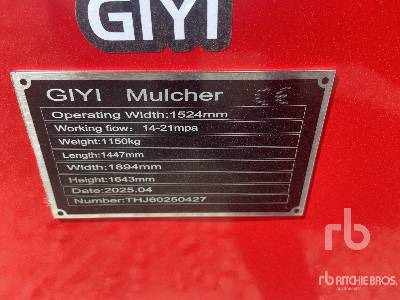 GIYI GY-60 (Unused) - Attachment for Skid steer loader: picture 5 GIYI GY-60 (Unused) - Attachment for Skid steer loader: picture 5