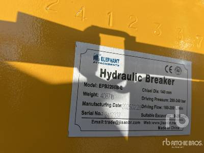 ELEPHANT EPB2200B-E (Unused) - Hydraulic hammer: picture 5 ELEPHANT EPB2200B-E (Unused) - Hydraulic hammer: picture 5