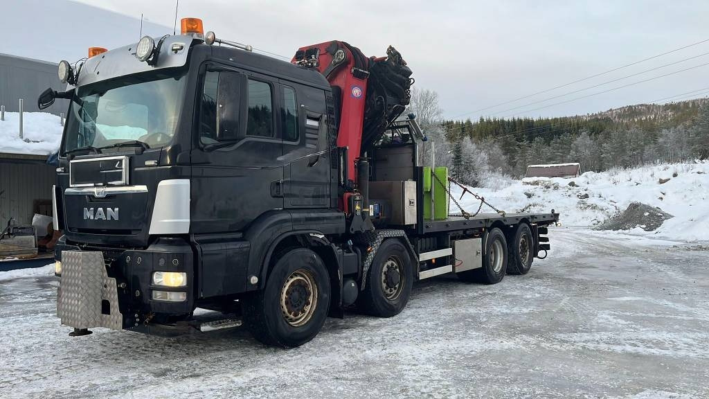 MAN TGS 35.480 8x4 60 tm HMF crane - Crane truck: picture 1 MAN TGS 35.480 8x4 60 tm HMF crane - Crane truck: picture 1