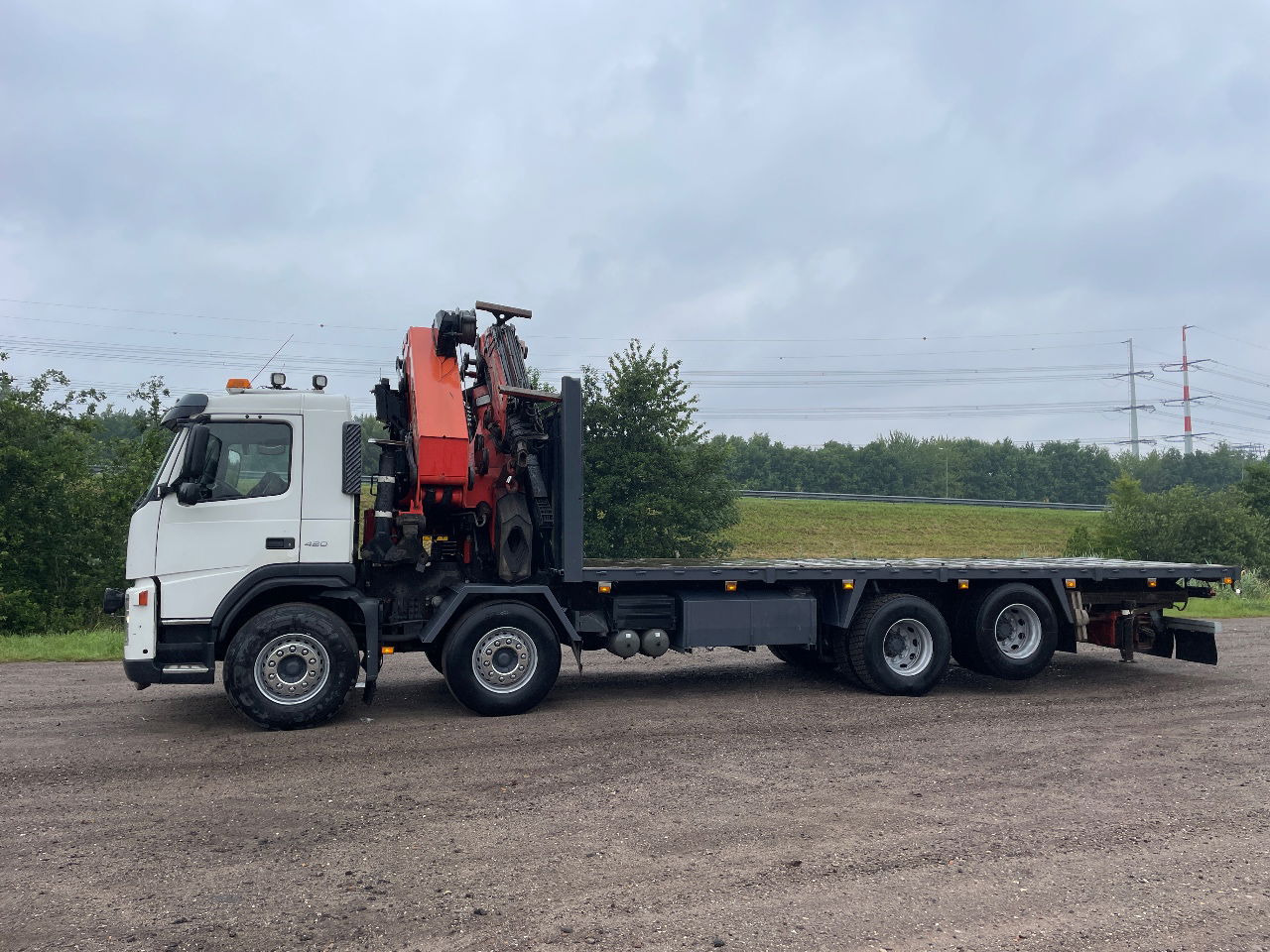 Volvo FM 12.420 with palfinger PK56002 with jib and winch, excellent condition - Crane truck: picture 4 Volvo FM 12.420 with palfinger PK56002 with jib and winch, excellent condition - Crane truck: picture 4