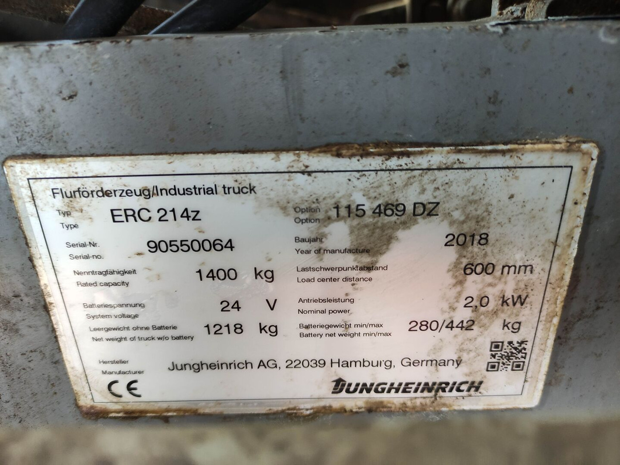 Jungheinrich ERC214Z - Stacker: picture 5 Jungheinrich ERC214Z - Stacker: picture 5