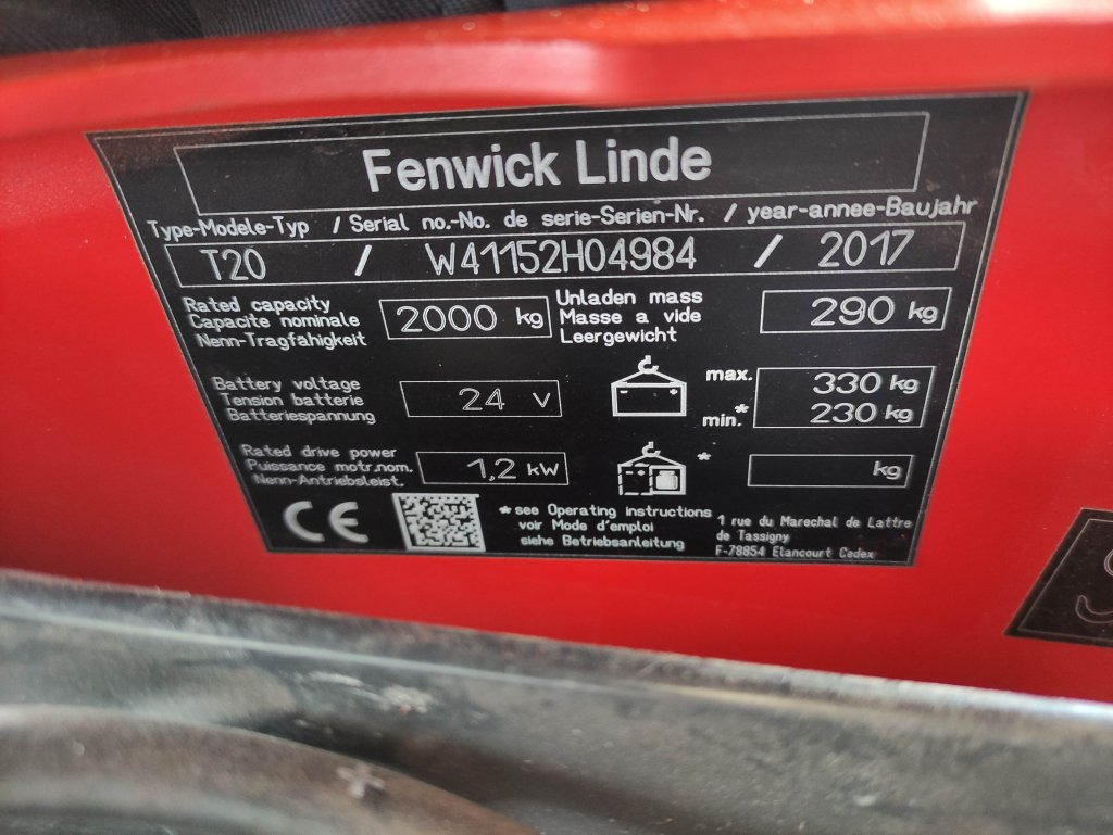 Linde T20 - Pallet truck: picture 5 Linde T20 - Pallet truck: picture 5