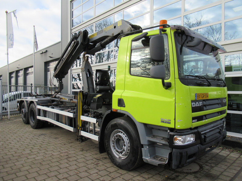 DAF FAN CF75 310 Palfinger PK23002 + Palift T20A - Hook lift truck, Crane truck: picture 2 DAF FAN CF75 310 Palfinger PK23002 + Palift T20A - Hook lift truck, Crane truck: picture 2