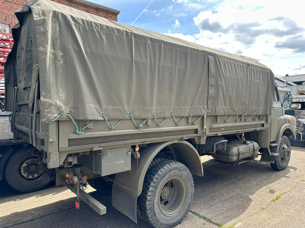 MAN 11.136 HA 4X4*H-zul.*schön*ex belg. Armee - Curtain side van: picture 2 MAN 11.136 HA 4X4*H-zul.*schön*ex belg. Armee - Curtain side van: picture 2