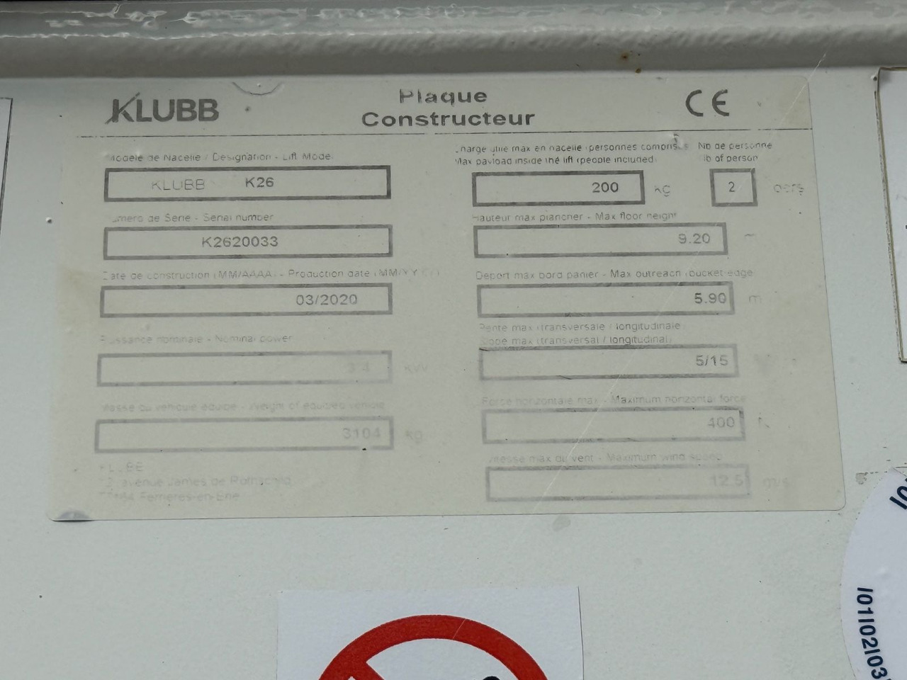 Truck mounted aerial platform Renault Master III Steiger Klubb K26 / 11,2m / 200Kg: picture 14 Truck mounted aerial platform Renault Master III Steiger Klubb K26 / 11,2m / 200Kg: picture 14