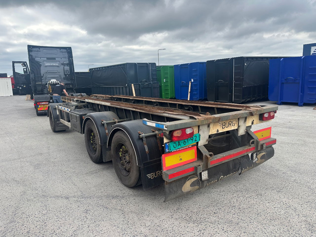 Burg BPA 09-18 ACXxx-00 - Container transporter/ Swap body trailer: picture 2 Burg BPA 09-18 ACXxx-00 - Container transporter/ Swap body trailer: picture 2