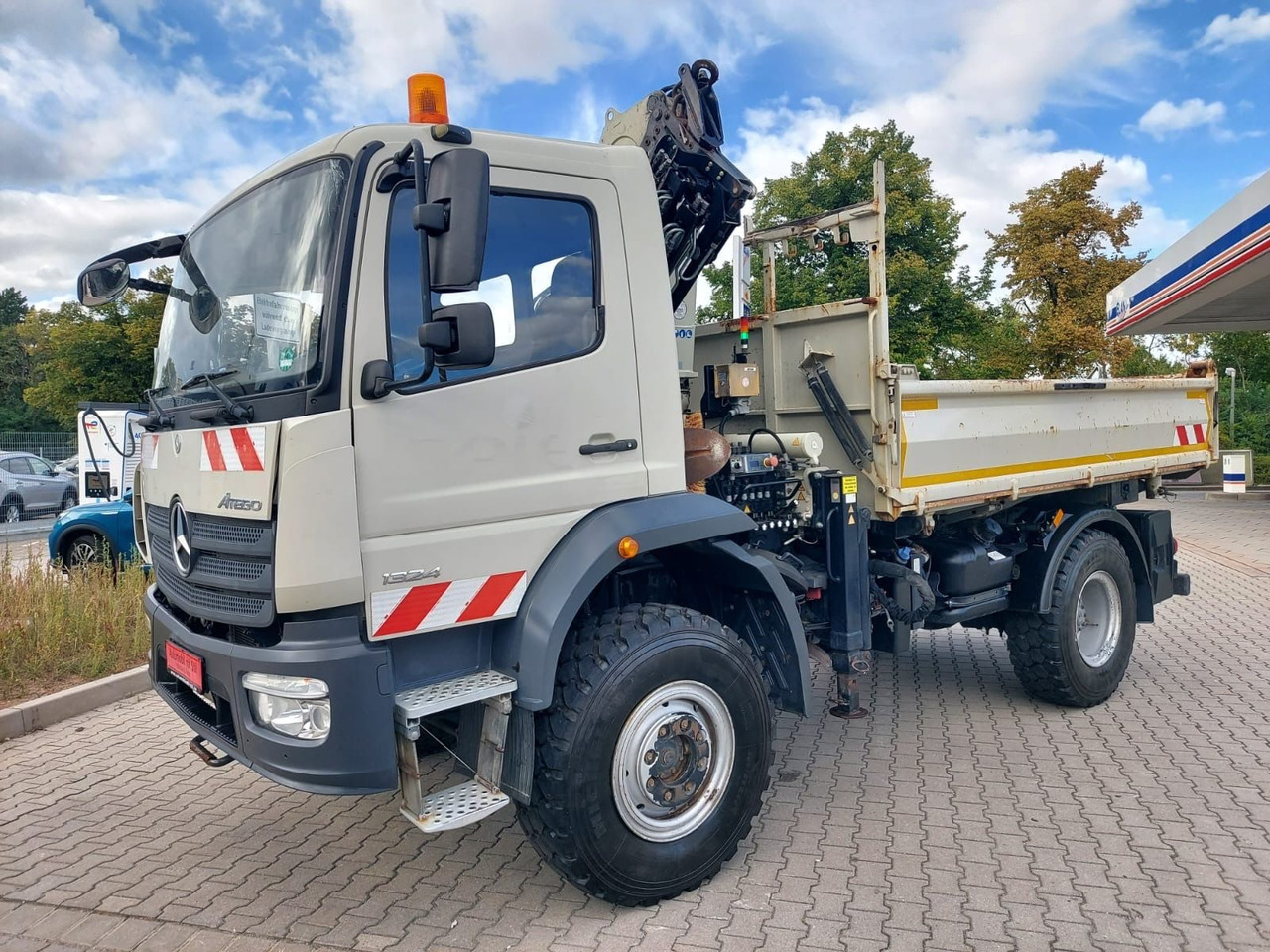 Mercedes-Benz Atego / 1324 MEILER 4X4 KRAN ATLAS 116.3 - Tipper, Crane truck: picture 1 Mercedes-Benz Atego / 1324 MEILER 4X4 KRAN ATLAS 116.3 - Tipper, Crane truck: picture 1