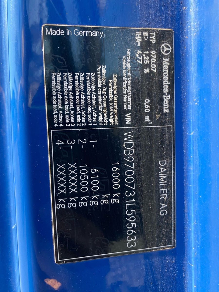 Tipper Mercedes-Benz Atego 2 6-Zyl. 4x2 1624 KLIMA MEILLER AbsetzKipp: picture 18