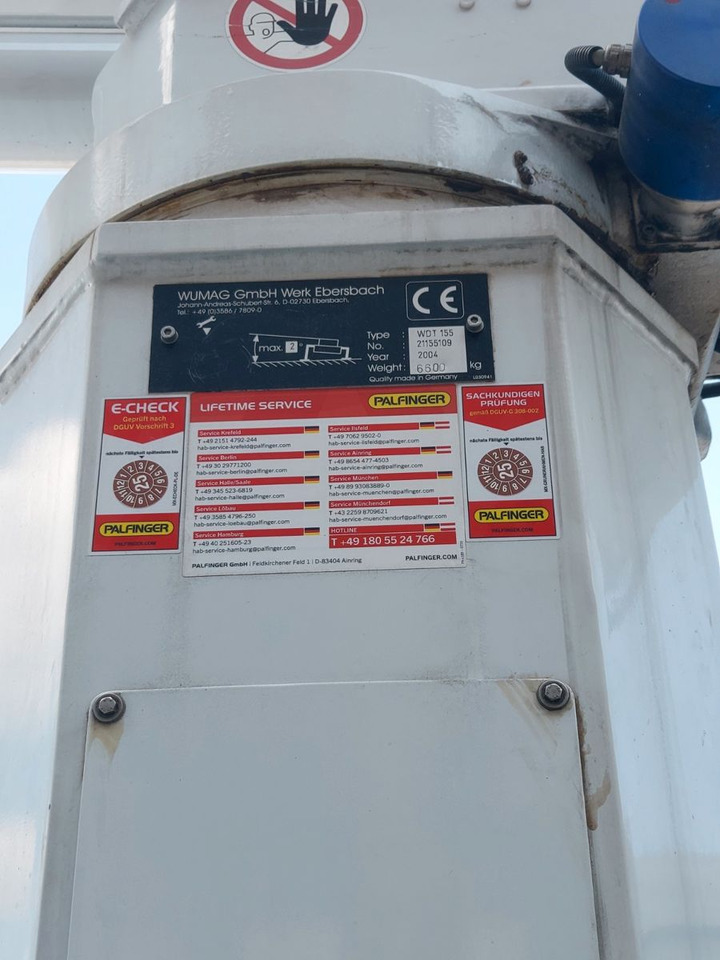 Truck mounted aerial platform Mercedes-Benz VARIO 814D HUB Steiger WUMAG WDT 155 4X4 ALLRAD: picture 18 Truck mounted aerial platform Mercedes-Benz VARIO 814D HUB Steiger WUMAG WDT 155 4X4 ALLRAD: picture 18