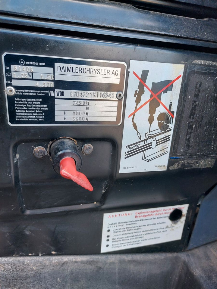 Truck mounted aerial platform Mercedes-Benz VARIO 814D HUB Steiger WUMAG WDT 155 4X4 ALLRAD: picture 16 Truck mounted aerial platform Mercedes-Benz VARIO 814D HUB Steiger WUMAG WDT 155 4X4 ALLRAD: picture 16