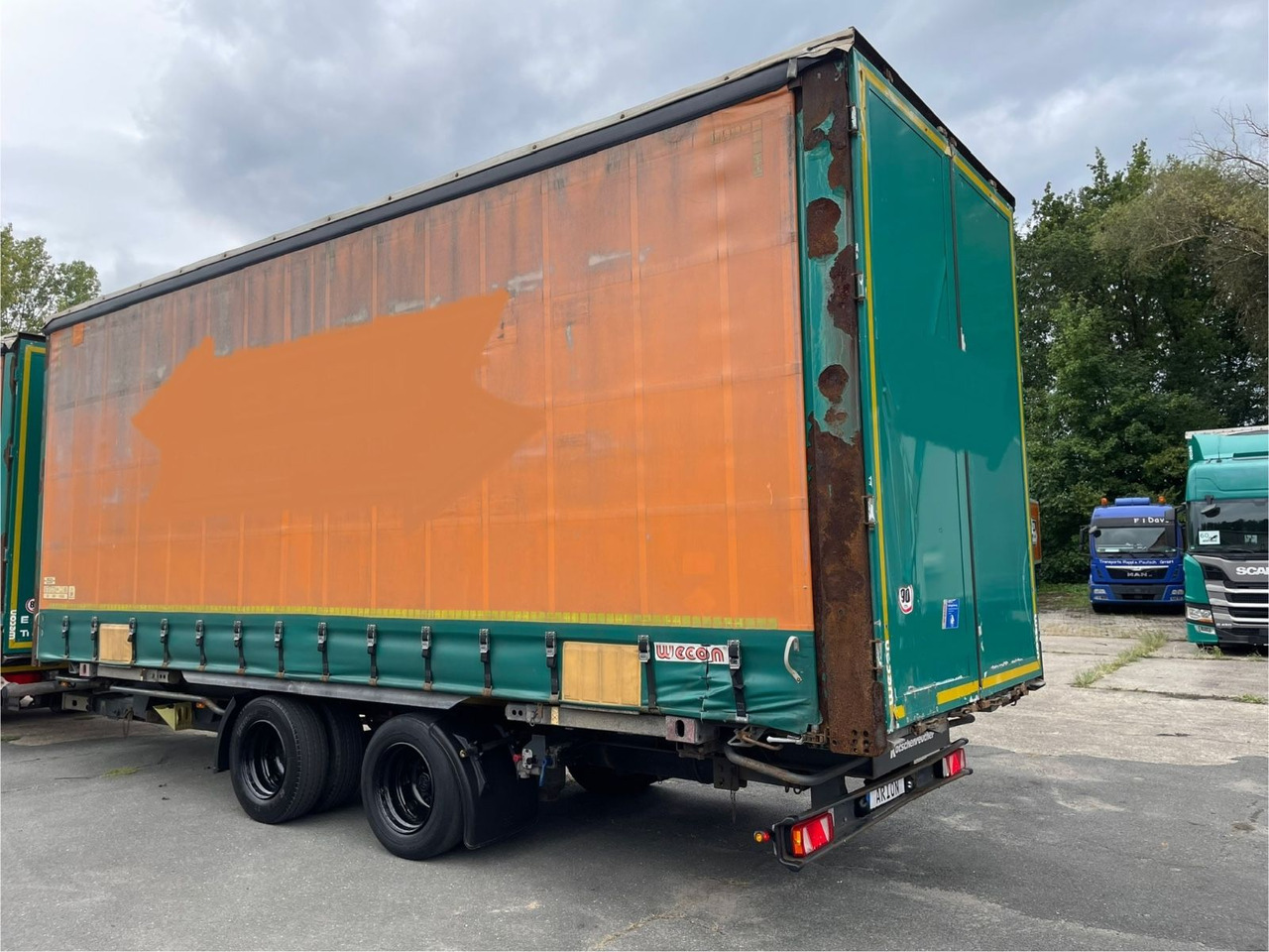 Kotschenreuther TWB 218 Pritsche+Plane/2-Achs/WECON/7,3m/14950kg - Curtainsider trailer: picture 3 Kotschenreuther TWB 218 Pritsche+Plane/2-Achs/WECON/7,3m/14950kg - Curtainsider trailer: picture 3