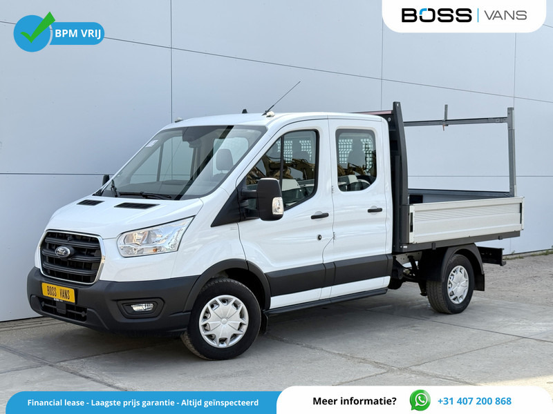 Ford Transit 350 2.0 TDCI 130PK L3H1 DC Trend Open Laadbak Pritische 6 zitplaatsen Airco Cruise Control - Flatbed van, Combi van: picture 1 Ford Transit 350 2.0 TDCI 130PK L3H1 DC Trend Open Laadbak Pritische 6 zitplaatsen Airco Cruise Control - Flatbed van, Combi van: picture 1