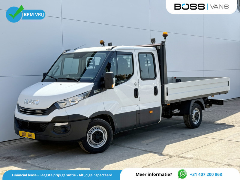 Iveco Daily 35S16 2.3 Automaat Dubbele Cabine Trekhaak 3.5t Climate Control 7 Zitplaatsen Standkachel DC - Flatbed van, Combi van: picture 1 Iveco Daily 35S16 2.3 Automaat Dubbele Cabine Trekhaak 3.5t Climate Control 7 Zitplaatsen Standkachel DC - Flatbed van, Combi van: picture 1