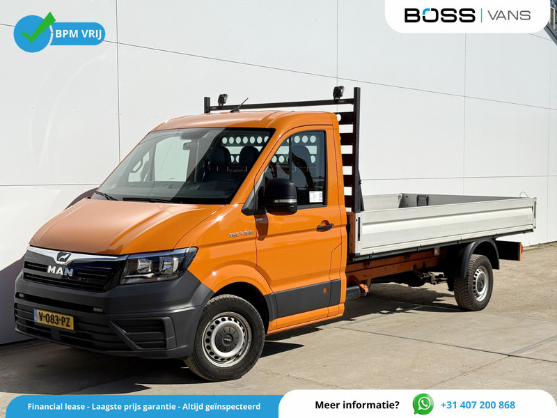 MAN TGE 3.180 Open Laadbak Pritische Pick up Airco Cruise Control Trekhaak - Flatbed van: picture 1 MAN TGE 3.180 Open Laadbak Pritische Pick up Airco Cruise Control Trekhaak - Flatbed van: picture 1