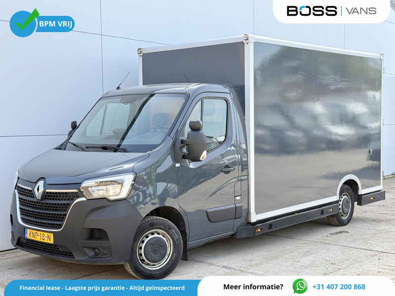 Renault Master 150pk Automaat Luchtvering Airco Cruise Control Plancher Foodtruck Meubelbak Paardenwagen - Box van: picture 1 Renault Master 150pk Automaat Luchtvering Airco Cruise Control Plancher Foodtruck Meubelbak Paardenwagen - Box van: picture 1