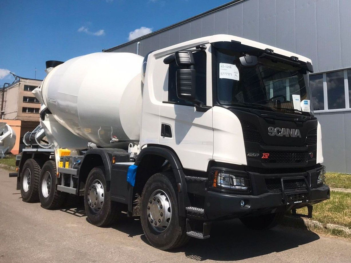 Scania P420 8X4 FML 10 M3 Scania P420 8X4 FML 10 M3 - Concrete mixer truck: picture 1 Scania P420 8X4 FML 10 M3 Scania P420 8X4 FML 10 M3 - Concrete mixer truck: picture 1
