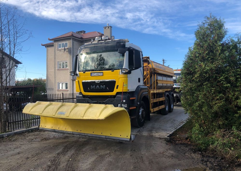 Municipal/ Special vehicle, Truck MAN TGS 26.320 6x6BB piaskarka solarka econ schmidt pług: picture 7