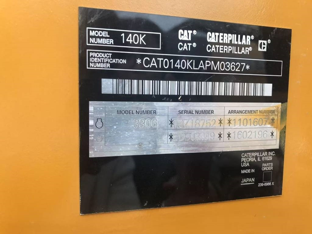 CAT 140k - Grader: picture 3 CAT 140k - Grader: picture 3