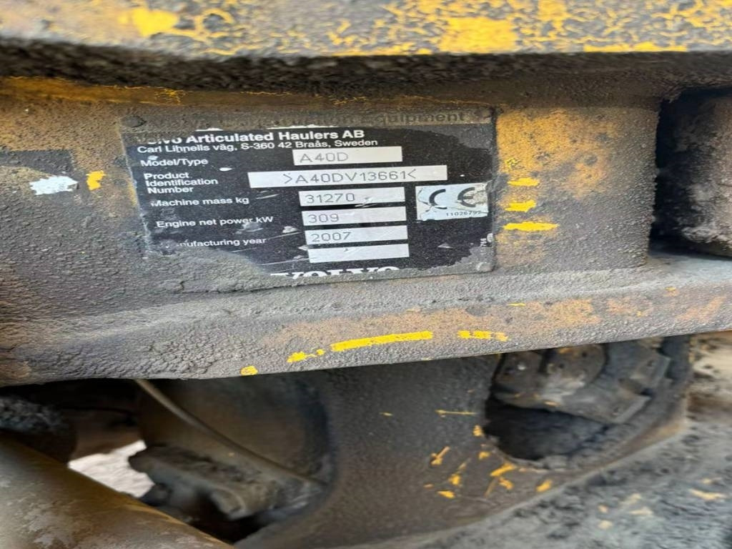 Volvo A 40 D - Articulated dumper: picture 5 Volvo A 40 D - Articulated dumper: picture 5