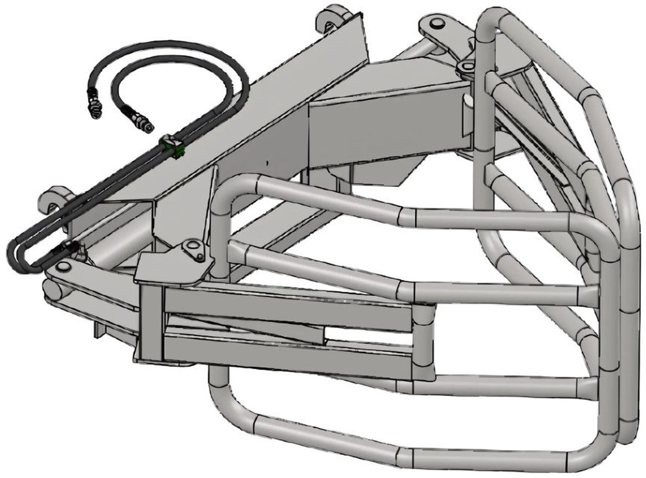 Metal-Technik Chwytak do bel na jeden siłownik – sokólski - Clamp for Agricultural machinery: picture 3 Metal-Technik Chwytak do bel na jeden siłownik – sokólski - Clamp for Agricultural machinery: picture 3
