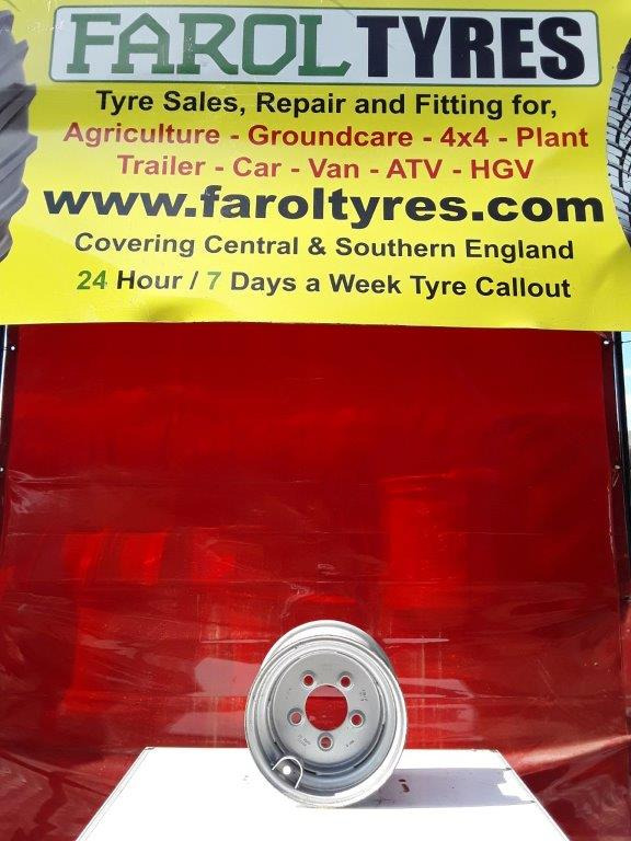 700X12 ET0 Silver trailer rim - Rim for Trailer: picture 1 700X12 ET0 Silver trailer rim - Rim for Trailer: picture 1
