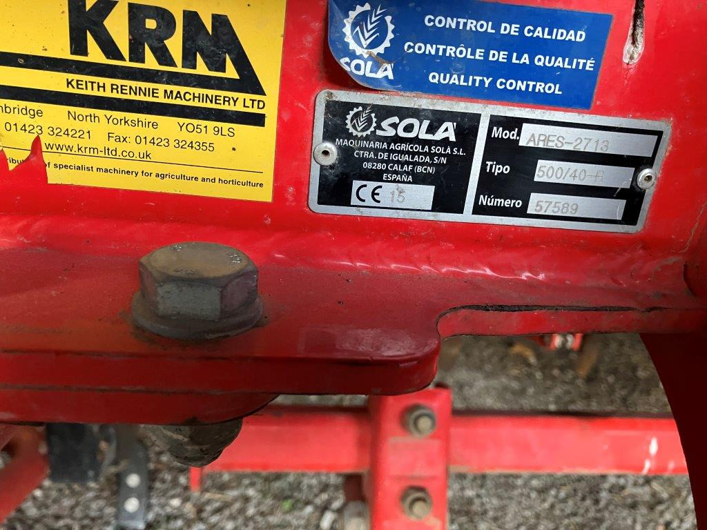KRM Sola Ares 2713 4.8mtr tine drill - Sowing equipment: picture 3 KRM Sola Ares 2713 4.8mtr tine drill - Sowing equipment: picture 3