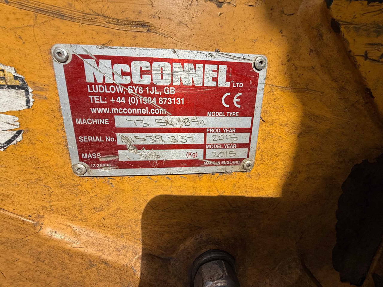 McConnel PA 6455 - Boom mower: picture 2 McConnel PA 6455 - Boom mower: picture 2