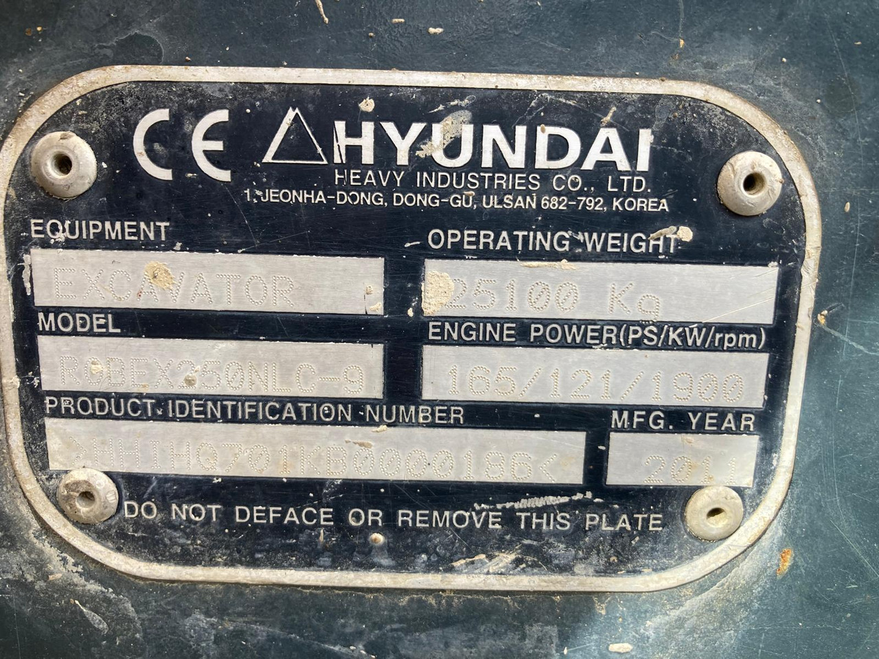 PELLE SUR CHENILLES HYUNDAI ROBEX 250 NLC-9 - Crawler excavator: picture 1 PELLE SUR CHENILLES HYUNDAI ROBEX 250 NLC-9 - Crawler excavator: picture 1