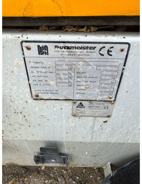 Putzmeister P715 TE - Concrete equipment: picture 4 Putzmeister P715 TE - Concrete equipment: picture 4