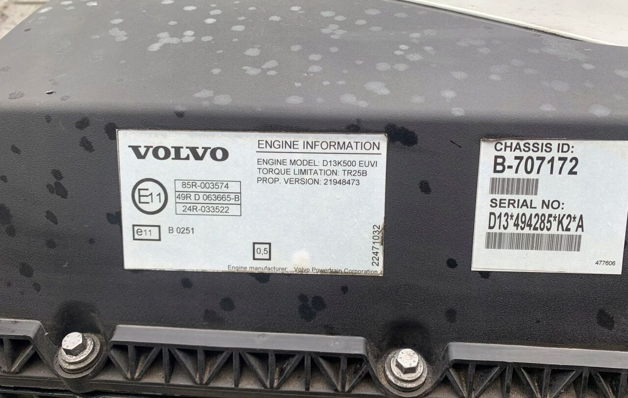 OEM 21948473 Volvo FH 4 D13K - Engine and parts for Truck: picture 2 OEM 21948473 Volvo FH 4 D13K - Engine and parts for Truck: picture 2