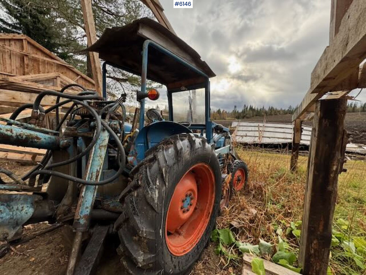 1962 Fordson Dexta with Hamjern backhoe attachment - Farm tractor: picture 5 1962 Fordson Dexta with Hamjern backhoe attachment - Farm tractor: picture 5