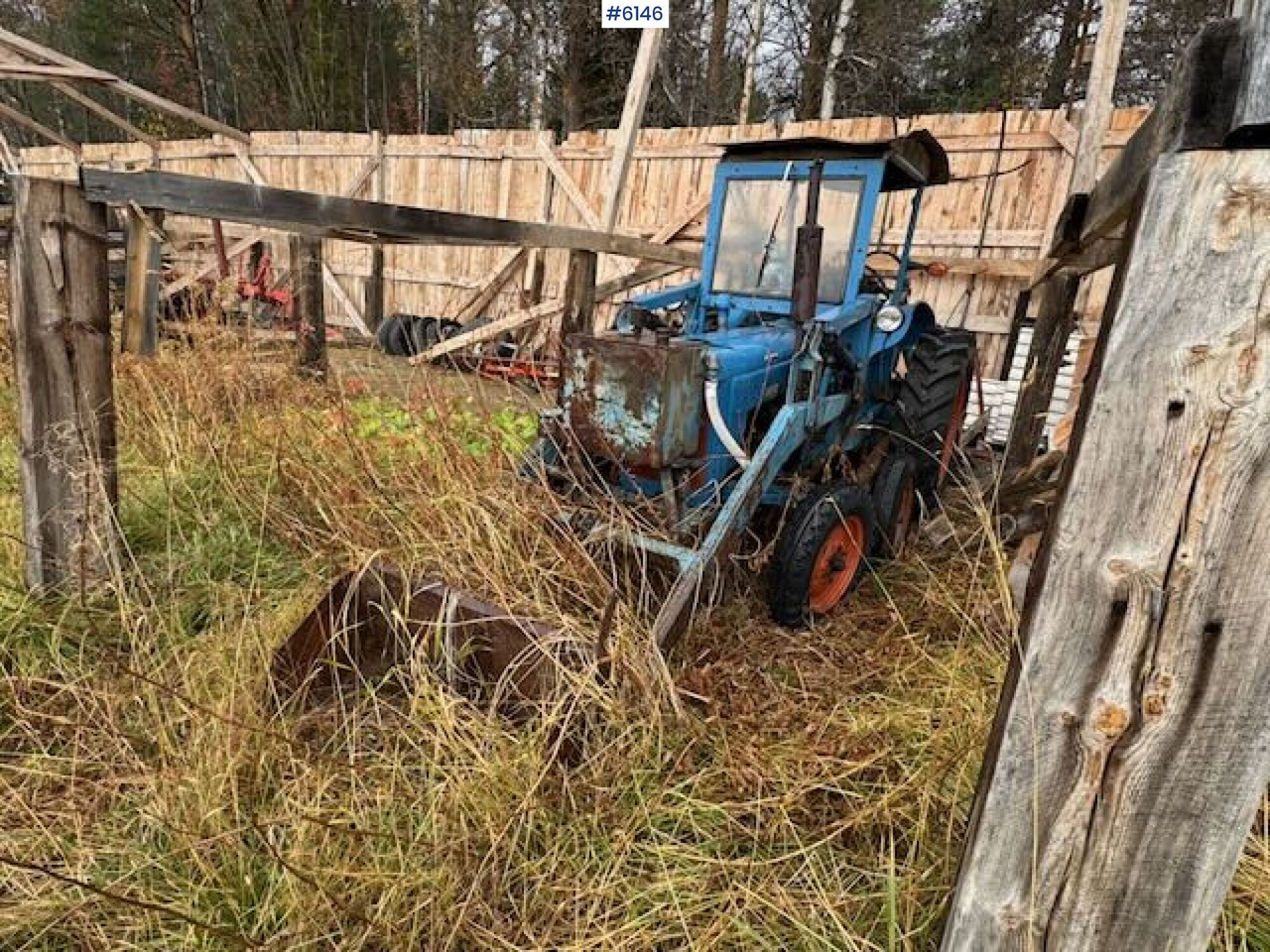 1962 Fordson Dexta with Hamjern backhoe attachment - Farm tractor: picture 3 1962 Fordson Dexta with Hamjern backhoe attachment - Farm tractor: picture 3