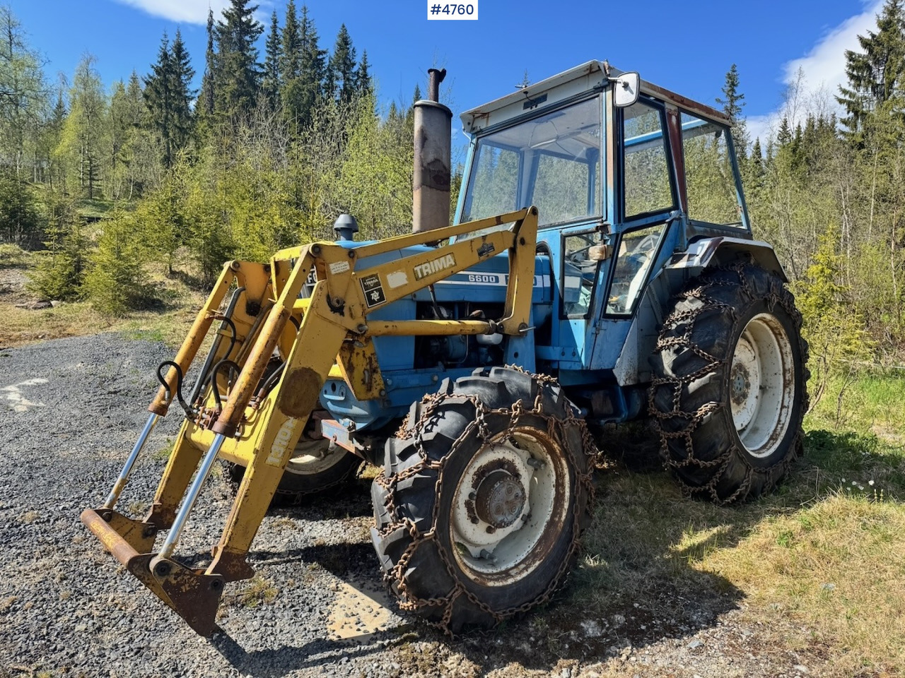 1978 Ford 6600 4x4 w/ Front Loader, Bucket, Twin Wheels and Winch. - Farm tractor: picture 1 1978 Ford 6600 4x4 w/ Front Loader, Bucket, Twin Wheels and Winch. - Farm tractor: picture 1