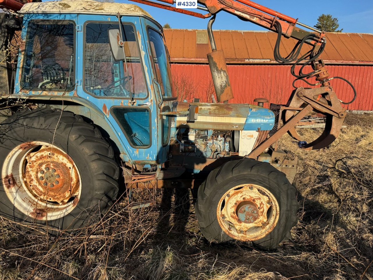 1981 Ford 6610 m/ FMV tømmerkran og tvillinghjul - Farm tractor: picture 2 1981 Ford 6610 m/ FMV tømmerkran og tvillinghjul - Farm tractor: picture 2
