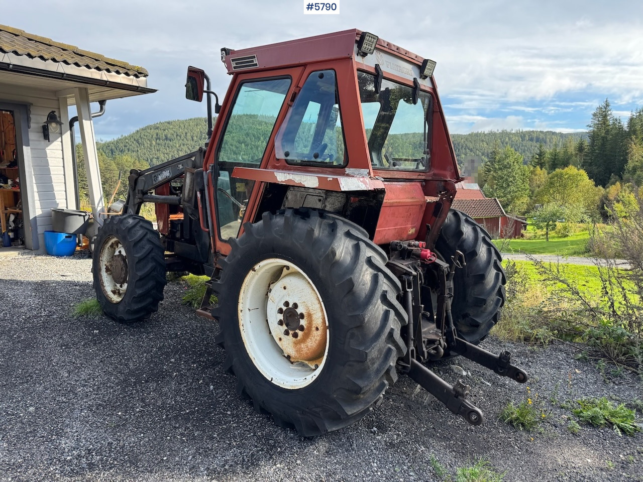 Farm tractor 1986 Fiat 70-90 DT w/ front loader.: picture 10