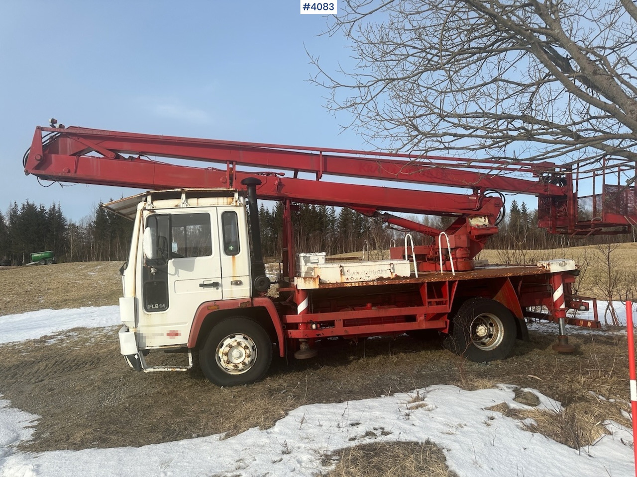 1986 Volvo FL 614 4x2 sky lift truck rep.object. - Truck mounted aerial platform: picture 2 1986 Volvo FL 614 4x2 sky lift truck rep.object. - Truck mounted aerial platform: picture 2