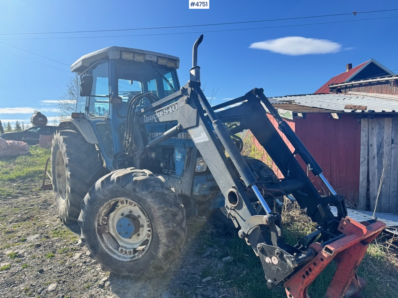 1987 Ford 6610 4x4 w/ Front loader. - Farm tractor: picture 4 1987 Ford 6610 4x4 w/ Front loader. - Farm tractor: picture 4