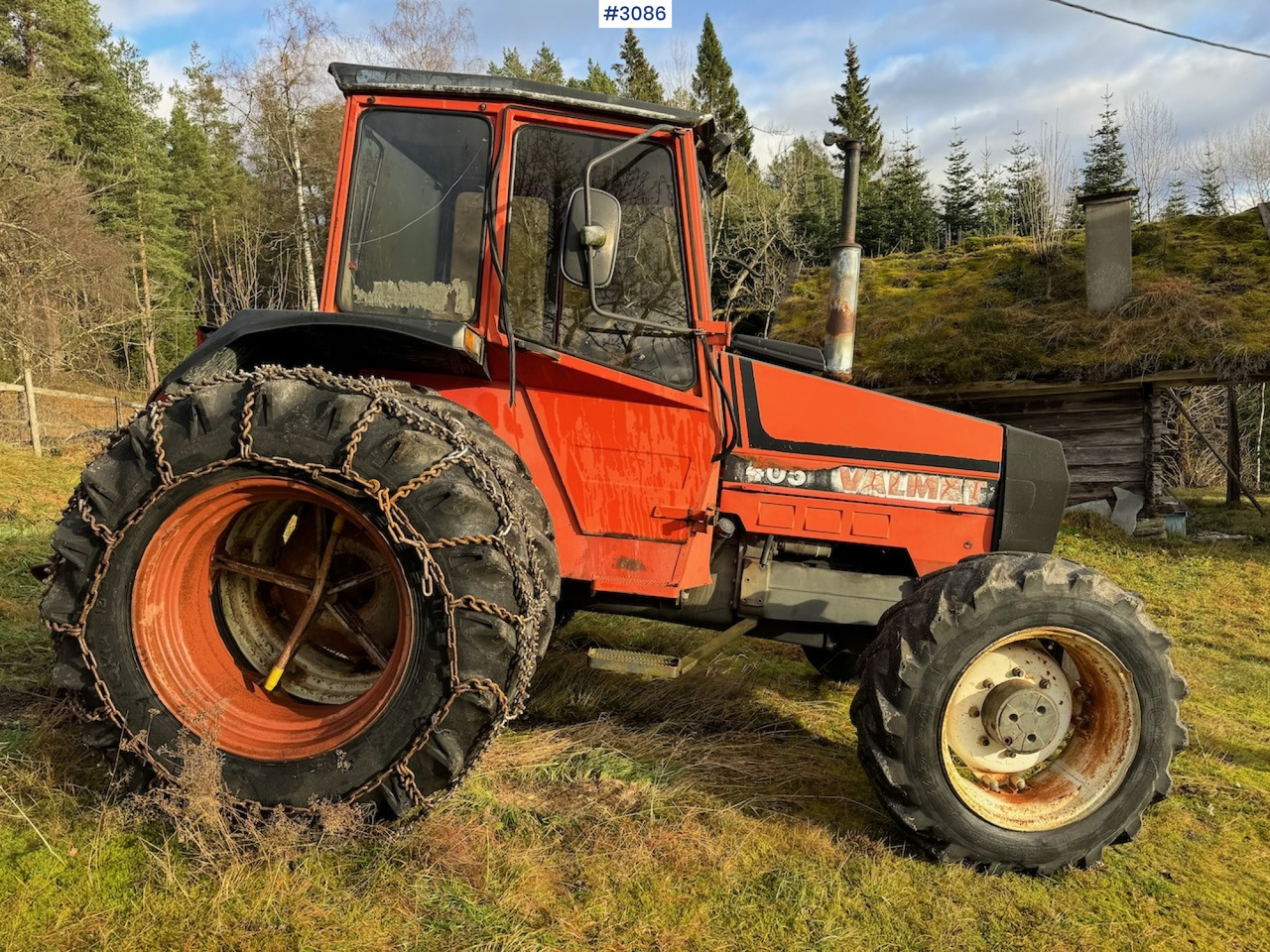 1987 Valmet 405 w/twin wheels - Farm tractor: picture 4 1987 Valmet 405 w/twin wheels - Farm tractor: picture 4