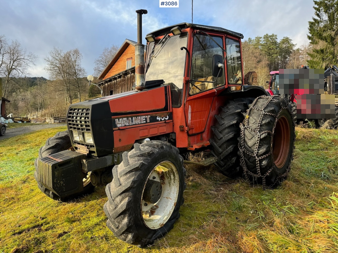 1987 Valmet 405 w/twin wheels - Farm tractor: picture 2 1987 Valmet 405 w/twin wheels - Farm tractor: picture 2