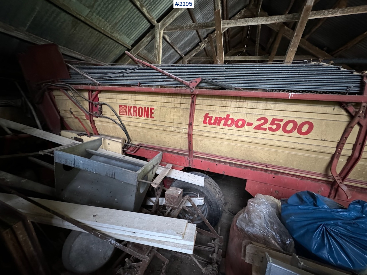1990 Krone Turbo 2500 Loading trolley - Hay and forage equipment: picture 3 1990 Krone Turbo 2500 Loading trolley - Hay and forage equipment: picture 3