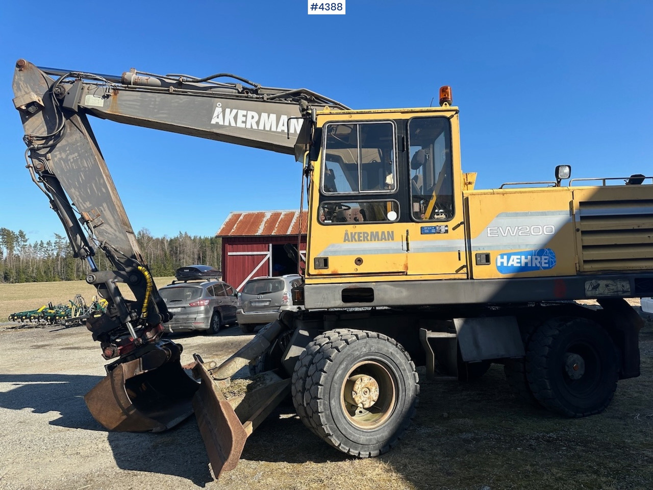 1995 Åkermann EW200 Wheel machine w/ grading bucket og tiltrotator. WATCH VIDEO. - Excavator: picture 2 1995 Åkermann EW200 Wheel machine w/ grading bucket og tiltrotator. WATCH VIDEO. - Excavator: picture 2