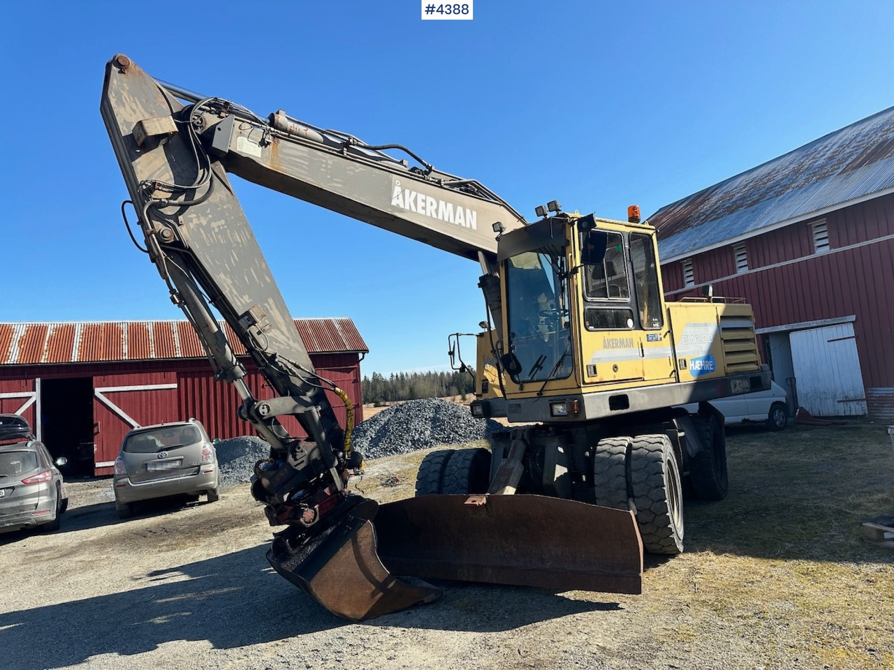 1995 Åkermann EW200 Wheel machine w/ grading bucket og tiltrotator. WATCH VIDEO. - Excavator: picture 5 1995 Åkermann EW200 Wheel machine w/ grading bucket og tiltrotator. WATCH VIDEO. - Excavator: picture 5