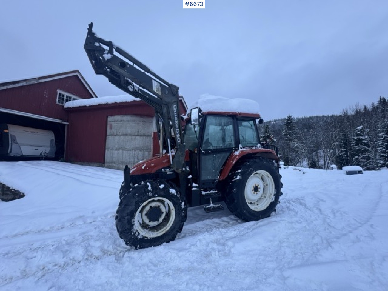 1996 New Holland L75 with front loader and 3rd function - Farm tractor: picture 2 1996 New Holland L75 with front loader and 3rd function - Farm tractor: picture 2