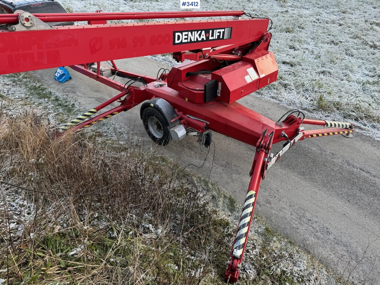 1997 Denka Lift DL 25 with low hours - Trailer mounted boom lift: picture 5 1997 Denka Lift DL 25 with low hours - Trailer mounted boom lift: picture 5