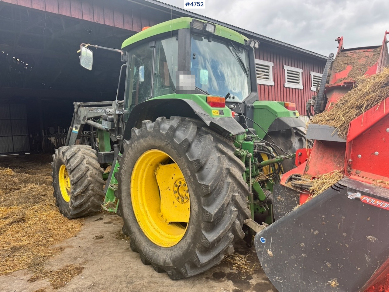 1998 John Deere 6506 4x4 w/ Front loader - Farm tractor: picture 4 1998 John Deere 6506 4x4 w/ Front loader - Farm tractor: picture 4
