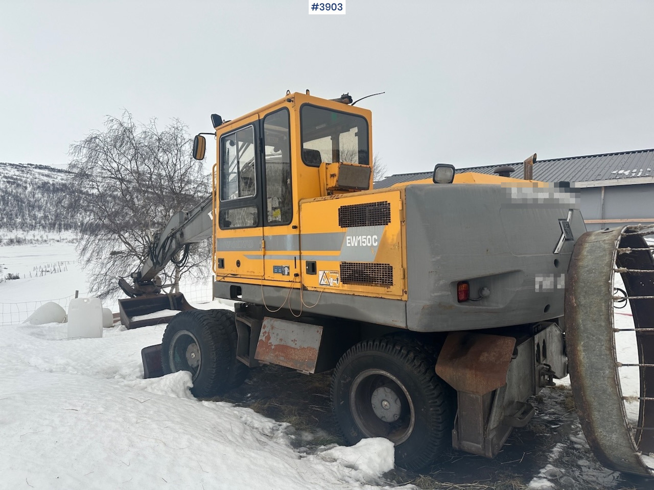 1998 Volvo EW150C wheel digger rep object w/ sanding bucket - Excavator: picture 4 1998 Volvo EW150C wheel digger rep object w/ sanding bucket - Excavator: picture 4