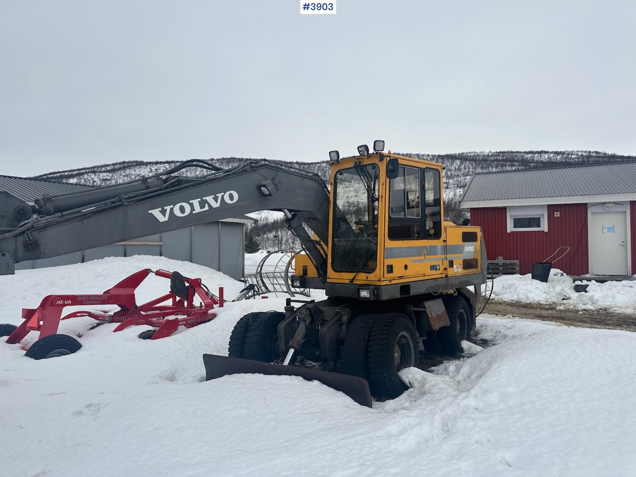 1998 Volvo EW150C wheel digger rep object w/ sanding bucket - Excavator: picture 2 1998 Volvo EW150C wheel digger rep object w/ sanding bucket - Excavator: picture 2